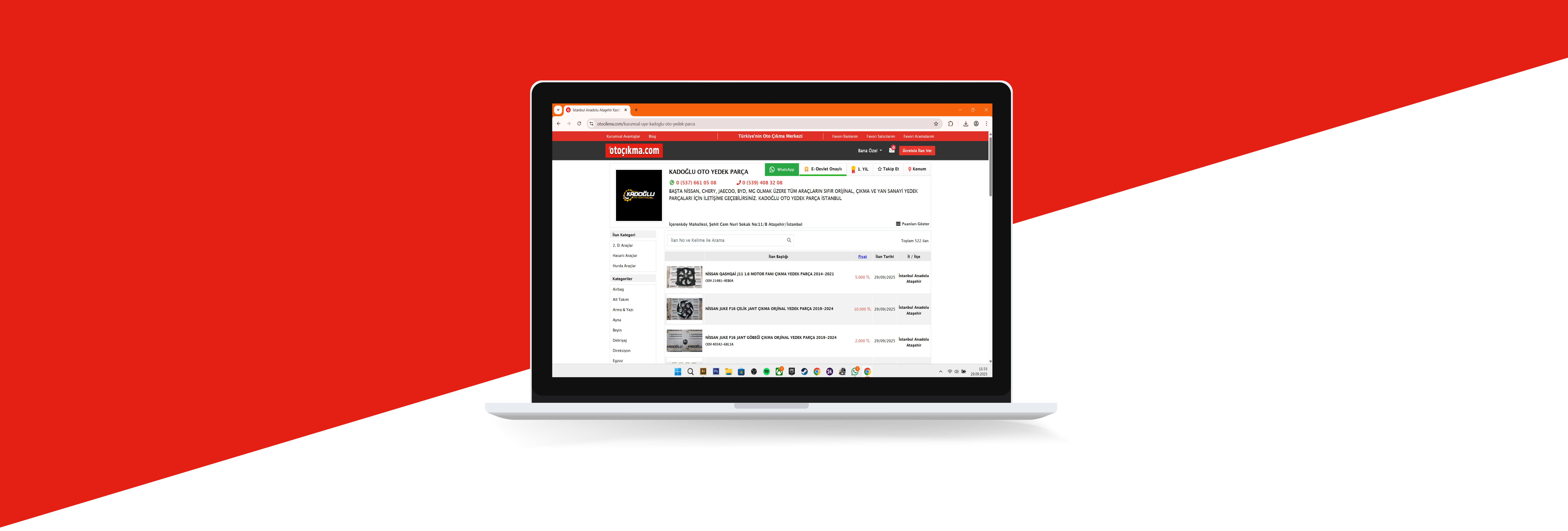 Otoçıkma.com İlanlarımıza Göz Atabilirsiniz!